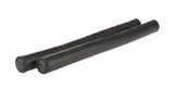 stuurgrepen leer 40 cm Ø22,2 mm zwart per set - afbeelding 1