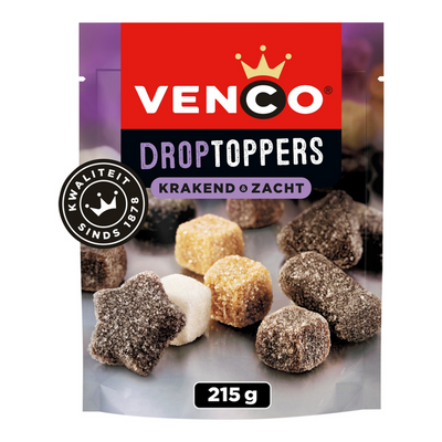 Venco droptoppers krakend zacht zak (10x 215gr)