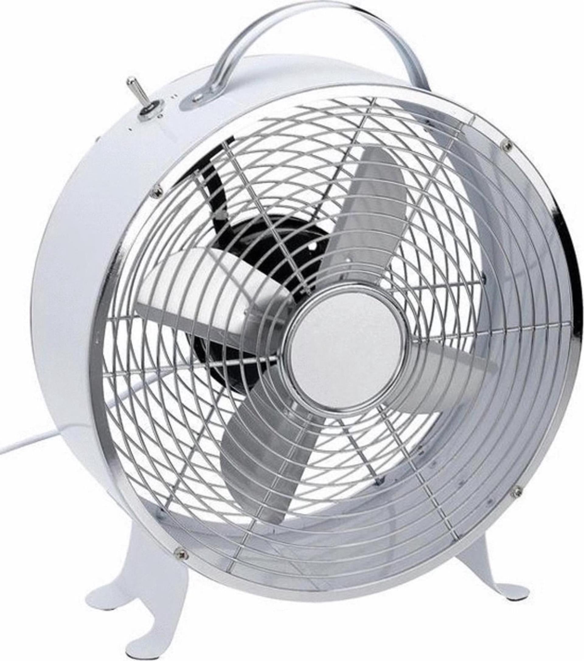 Excellent electrics tafel ventilator ø26cm 25w wit 2 snelh.