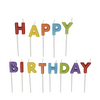 Verjaardagskaarsen happy birthday 13-delig