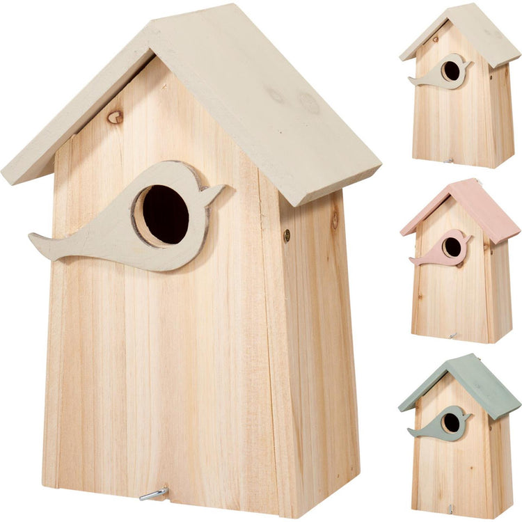 Pro garden vogelhuis hout 16x10x23cm
