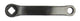Vinty crank links 170mm spieloos zwart