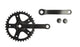 Vinty crankstel 36t. spieloos 130mm 1 8 zwart