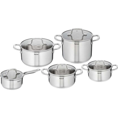 Tefal virtuoso set 5-delig (hoge kookpan 22, steelpan 16, kookpan 18 20 24) - inductie