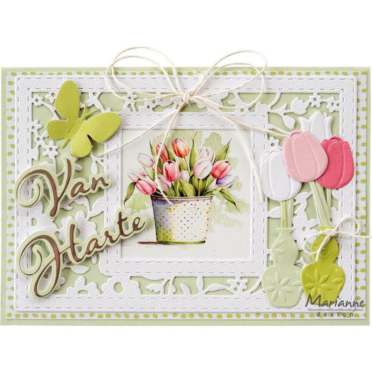 Marianne design • knipvel hello spring mini's