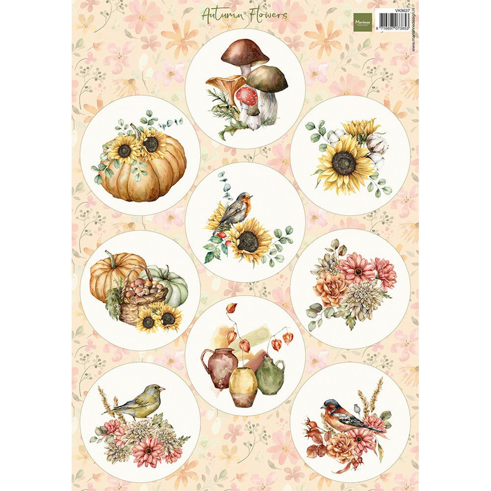 Marianne design • decoupage autumn flowers