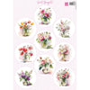 Marianne design • die-cut sheet sweet bouquets