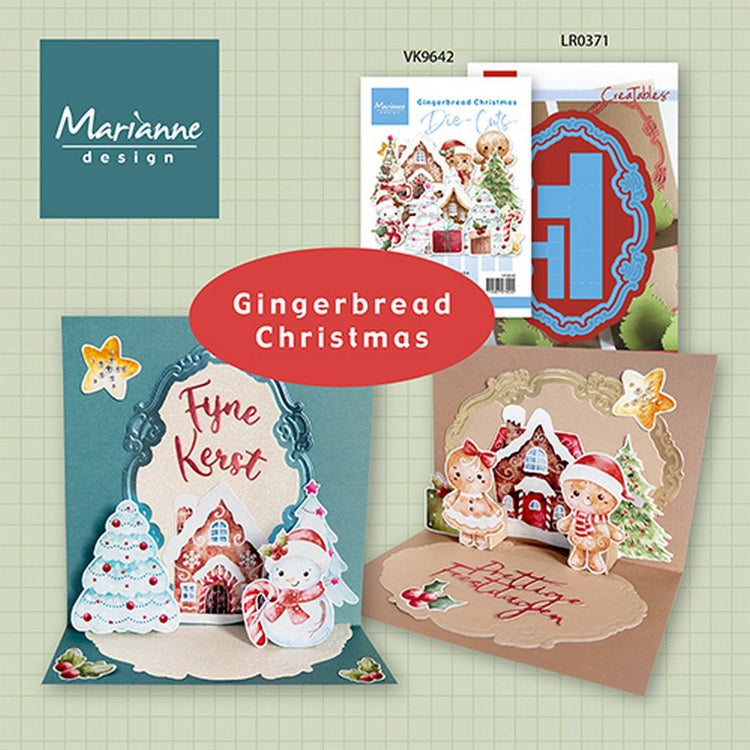Marianne design • die cuts gingerbread christmas a6, 24pcs