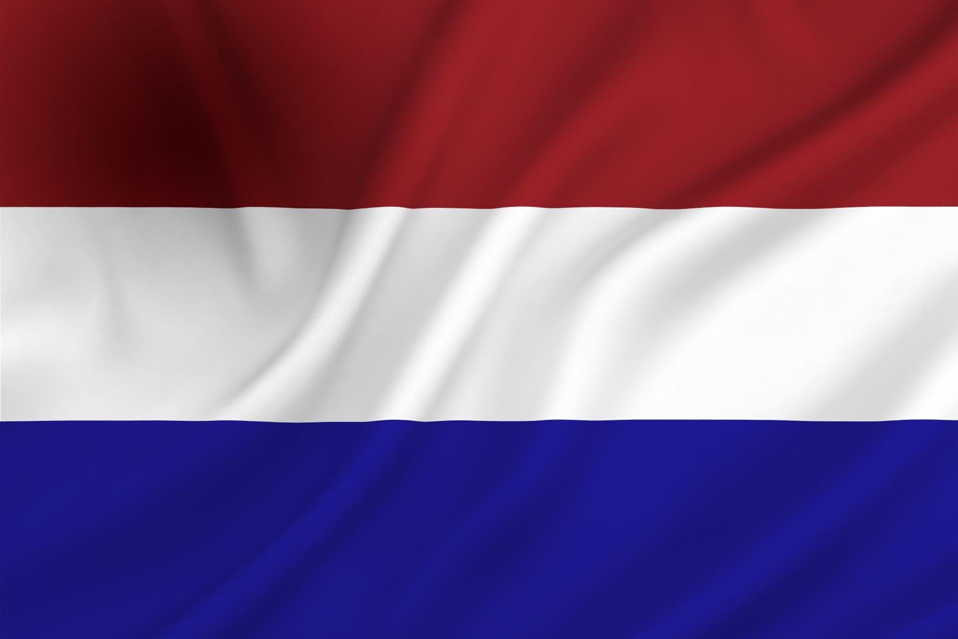 Dokkumer vlaggen centrale vlag nederland 40x60 cm spun-poly