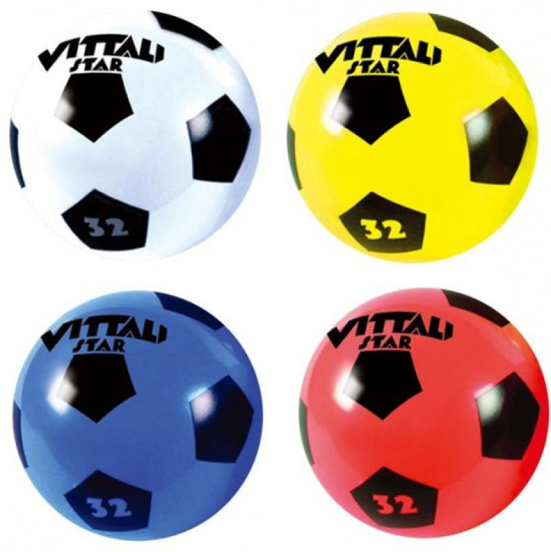 Diverse merken voetbal world star 23cm (4 ass.)
