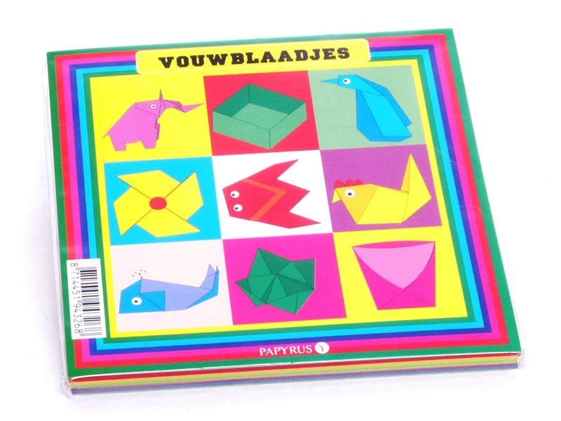 Diverse merken vouwblaadjes 12x12cm (90 vel)