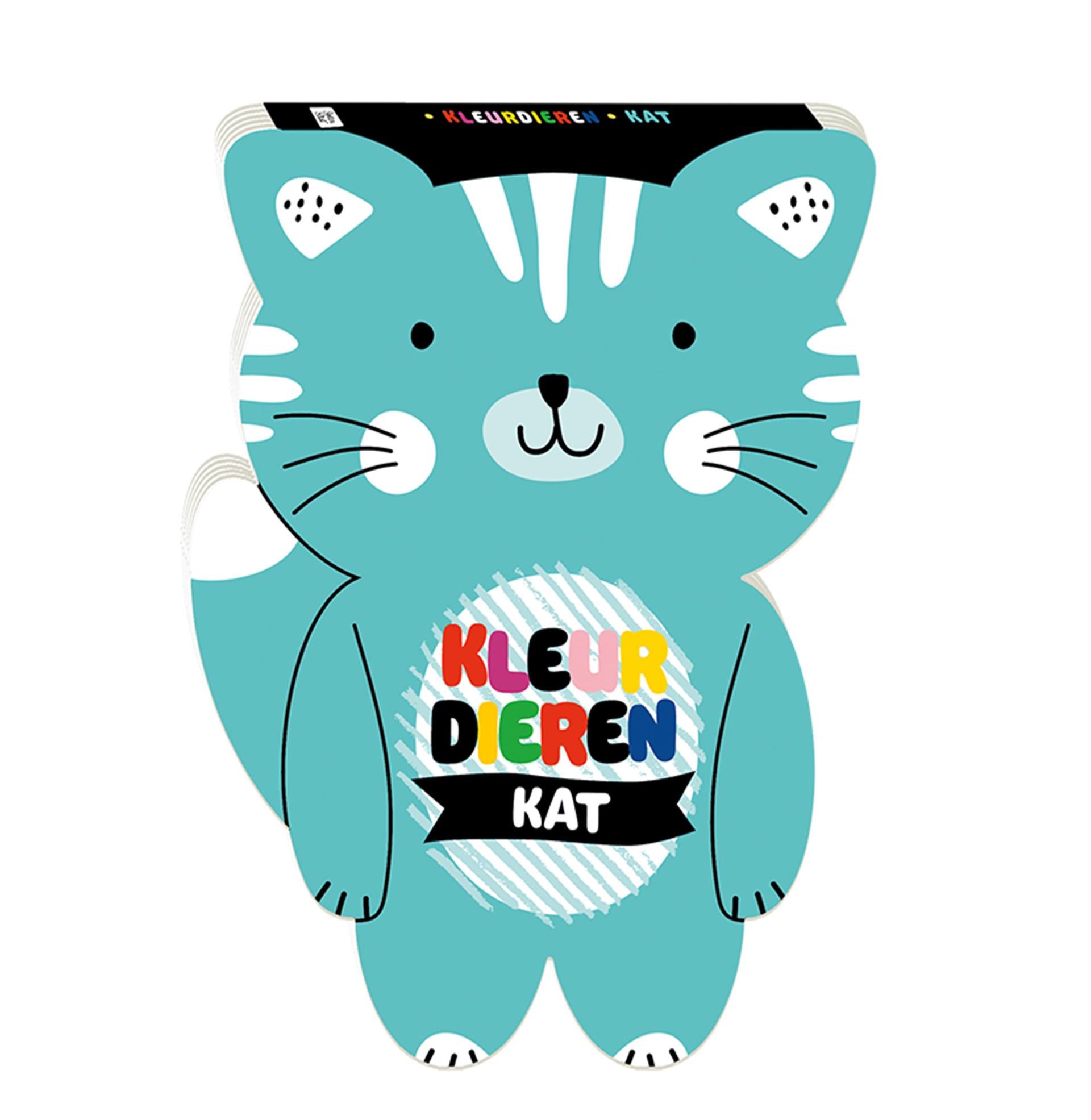 Imagebooks kleurdieren - kat kleurdieren - kat