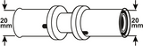 Cornat perskoppeling 20x20mm 10st ms-a2 - vrptp500655n - afbeelding 2