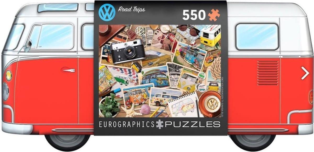 volkswagen puzzel vw bus roadtrips 550 stukjes