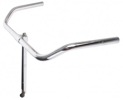 Stuur Omafiets XL Grepen 22,2 550 22,2 mm Zilver