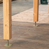 Waelbers consolesteun 70mm, paalhouder thermisch verzinkt (fv) - 1 stuk(s) - 429393.99