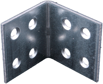 Waelbers versterkingshoek 40x40mm, blauw verzinkt (gv) - 50 stuk(s) - 4311ean.11