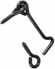 Waelbers windhaak l=100mm zwart + los oog - 25 stuk(s) - 409057.09