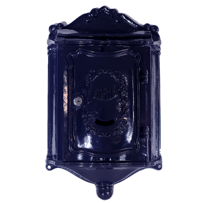 Postguard - Nostalgische Brievenbus blauw