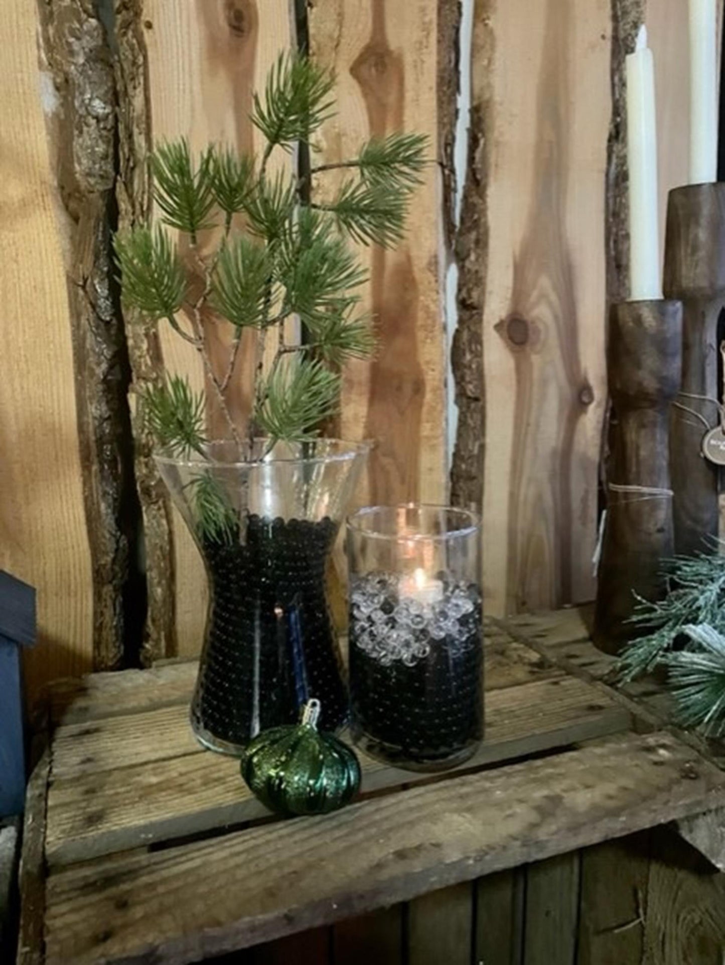 Hbx natural living deco waterparels wit zakje a 15gr