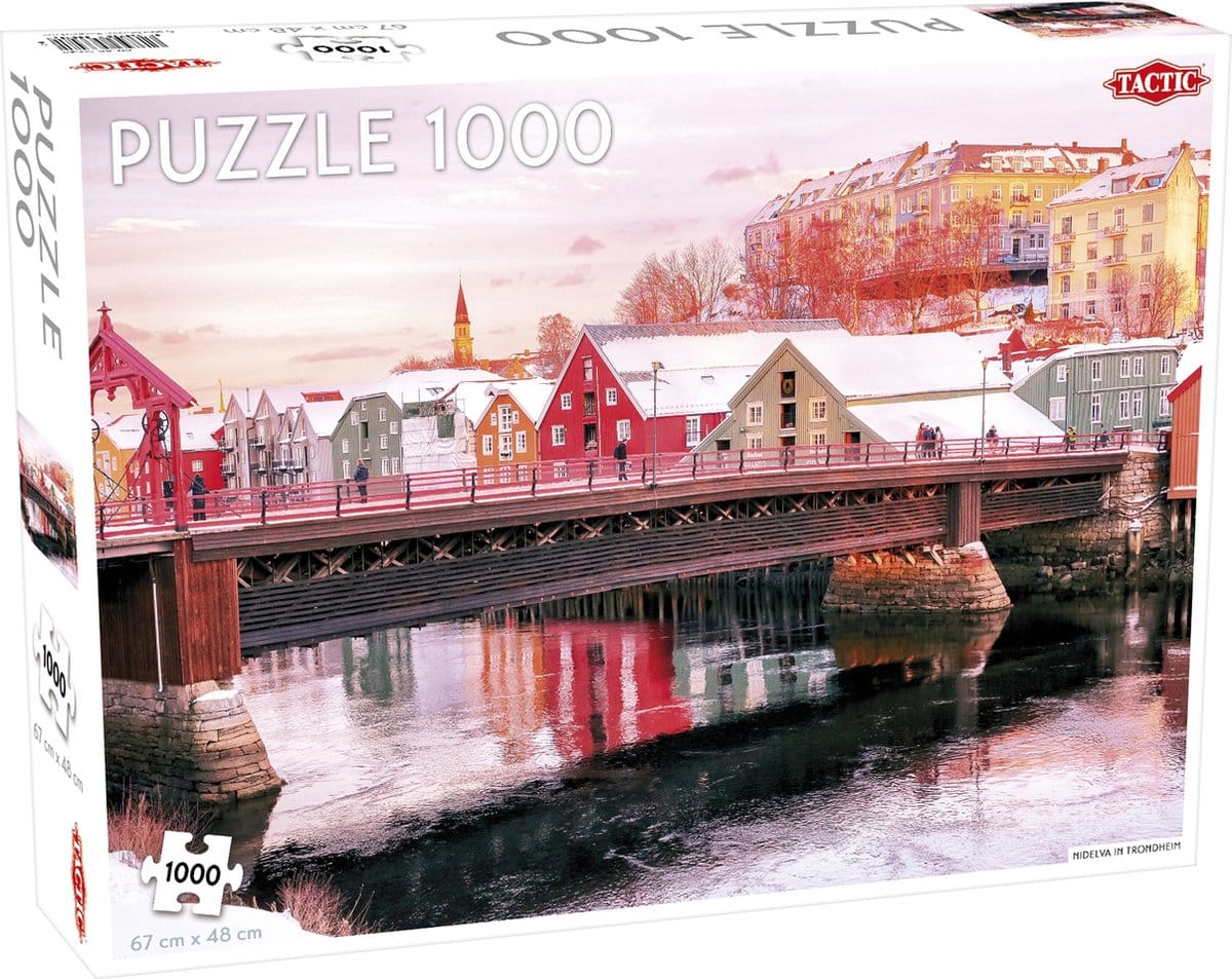 puzzel nidelva in trondheim 1000 stukjes