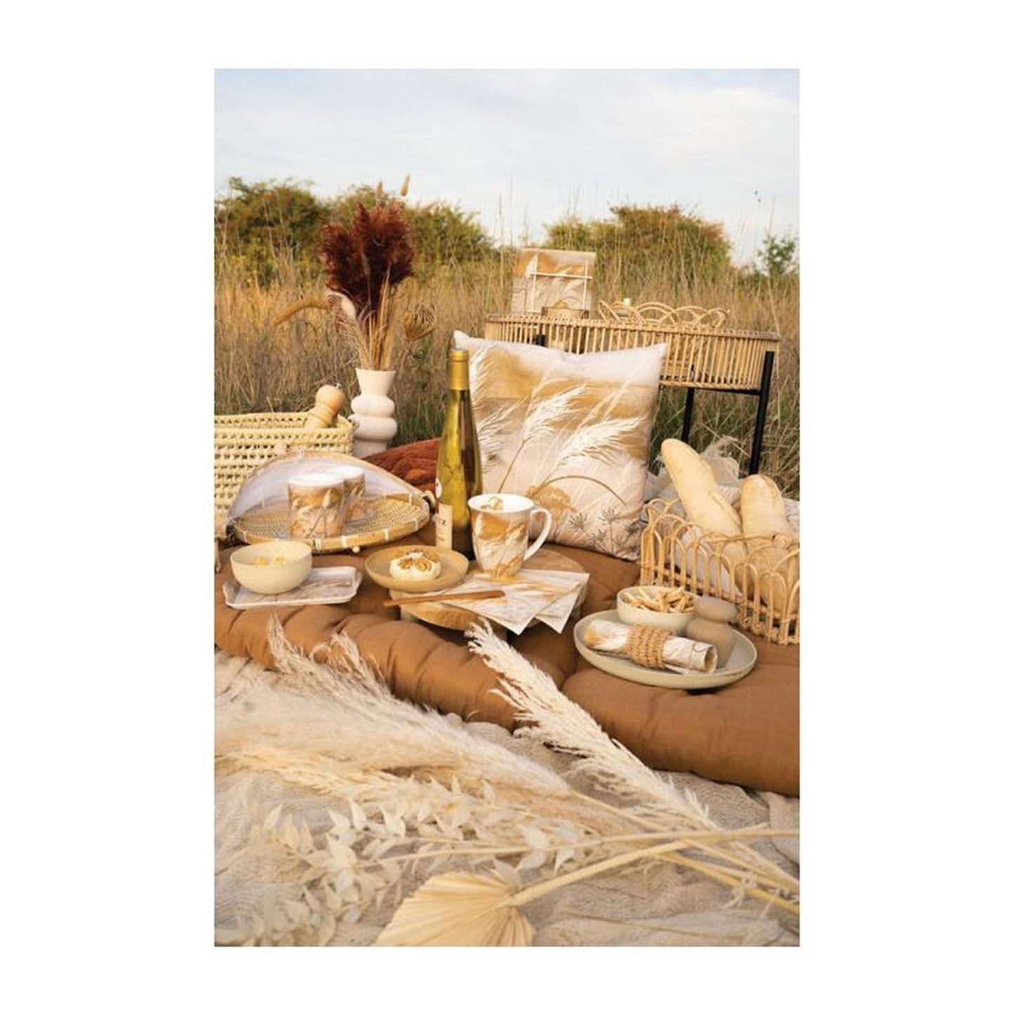 Ambiente servet 25 waving grass