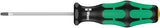 Wera 335 zaagsnede schroevendraaier, electriciën kling, 0.4 x 2.0 x 60 mm - 1 stuk(s) - 05008006001 - afbeelding 1