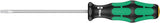 Wera 335 zaagsnede schroevendraaier, electriciën kling, 0.6 x 3.5 x 100 mm - 1 stuk(s) - 05008015001 - afbeelding 1
