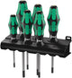 Wera 367 6 torx® bo kraftform plus torx® bo-schroevendraaierset + houder, 6 -delig - 1 stuk(s) - 05138250001