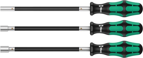 Wera 391 3 dopsleutel schroevendraaierset | 3-delig - 05135311001