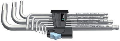 Wera 3950 pkl 9 stiftsleutelset, metrisch, rvs, 9 -delig - 1 stuk(s) - 05022720001