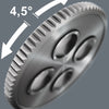 Wera 416 ra t-greep bithandhouder met ratelfunctie en rapidaptor snelwisselfunctie, 1 4 x 45 mm - 05023461001