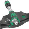 Wera 416 ra t-greep bithandhouder met ratelfunctie en rapidaptor snelwisselfunctie, 1 4 x 45 mm - 05023461001