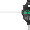 Wera 454 hf t-greep zeskant-schroevendraaier hex-plus met vasthoudfunctie, 5 x 100 mm - 05023342001