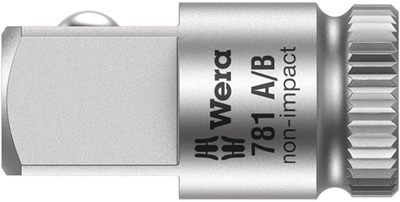 Wera 781 a 1 4 adapter | verbindingsstuk | 781 a b x 3 8 x 25.2 mm x 1 4 - 05042670001