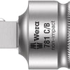 Wera 781 c 1 2 adapter | verbindingsstuk | 781 c b x 3 8 x 35.5 mm x 1 2 - 05042674001