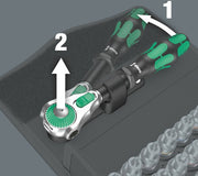 Wera 8100 sb all-in zyklop speed | 3 8 | 35-delig 05003536001 - afbeelding 2