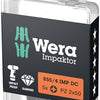Wera 855 4 imp dc pz diy impaktor bits, pz 2 x 50 mm, 5-delig - 05057661001