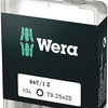 Wera 867 1 z torx® bits, tx 25 x 25 mm (10 bits pro box) - 1 stuk(s) - 05072409001