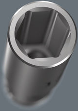 Wera 8790 hma deep hand- en machinedop met 1 4 -aandrijving, 10,0 x 50 mm - 05004507001 - afbeelding 2