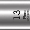 Wera 8790 hma deep hand- en machinedop met 1 4 -aandrijving, 13 x 50 mm - 05004510001