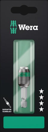 Wera 889 4 1 k rapidaptor universele bithouder, 1 4 duim x 50 mm - 1 stuk(s) - 05073421001 - afbeelding 1