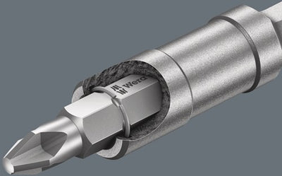 Wera 899 4 1 s universele bithouder met sterke spanring, 1 4 duim x 300 mm - 1 stuk(s) - 05160981001