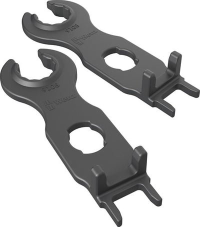 Wera 9108 2 set montagesleutels voor insteekverbindingen, type mc4, 2-delig - 05136700001