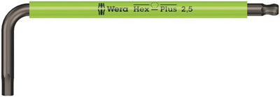 Wera 950 spks stiftsleutel multicolour, metrisch, 2.5 x 63 mm - 05022671001