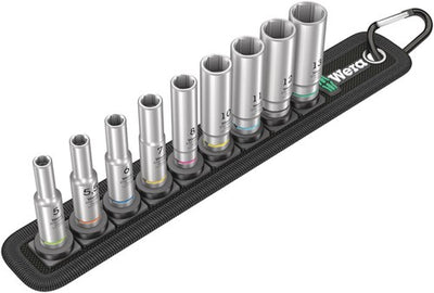 Wera belt a deep 1 05004525001 dopsleutelinzetset 1 4 9-delig