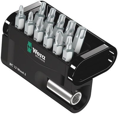 Wera bit-check 12 wood 2, 12 -delig - 1 stuk(s) - 05057422001