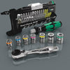 Wera bit- dopsleutelset | 39-delig | sleuf ph pzd t ratel 7 doppen | 1 stuk - 05056490001 - 05056490001