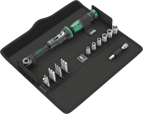 Wera click-torque a6 set 1 - momentsleutel 6,3 mm (1 4 ) met omschakelbare ratel a 6 - 05130110001