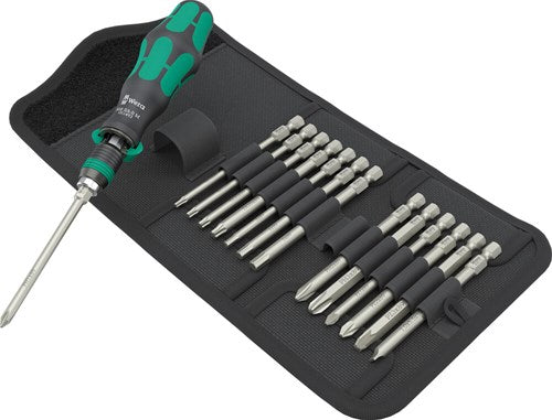 Wera kraftform kompakt 838 ra-r m set 1, 15-delig - 05051061001